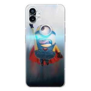 Odolné silikonové pouzdro iSaprio - Mimons Superman 02 - Nothing Phone (1)