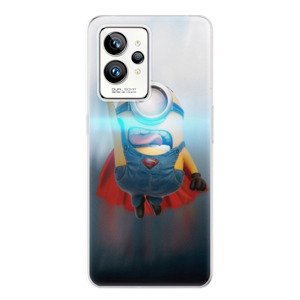 Odolné silikonové pouzdro iSaprio - Mimons Superman 02 - Realme GT 2 Pro