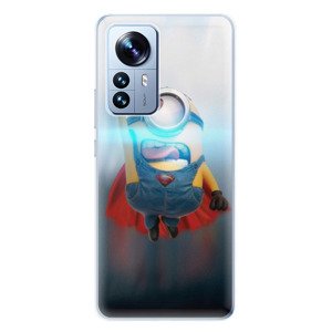 Odolné silikonové pouzdro iSaprio - Mimons Superman 02 - Xiaomi 12 Pro