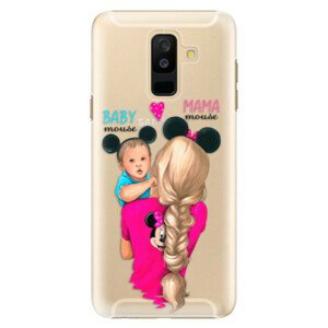 Plastové pouzdro iSaprio - Mama Mouse Blonde and Boy - Samsung Galaxy A6+