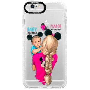 Silikonové pouzdro Bumper iSaprio - Mama Mouse Blonde and Boy - iPhone 6 Plus/6S Plus