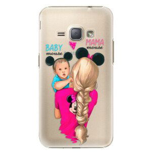 Plastové pouzdro iSaprio - Mama Mouse Blonde and Boy - Samsung Galaxy J1 2016