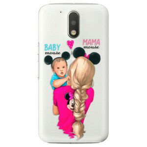 Plastové pouzdro iSaprio - Mama Mouse Blonde and Boy - Lenovo Moto G4 / G4 Plus