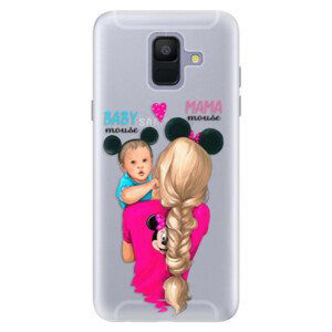 Silikonové pouzdro iSaprio - Mama Mouse Blonde and Boy - Samsung Galaxy A6