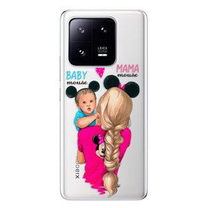 Odolné silikonové pouzdro iSaprio - Mama Mouse Blonde and Boy - Xiaomi 13 Pro