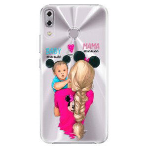 Plastové pouzdro iSaprio - Mama Mouse Blonde and Boy - Asus ZenFone 5Z ZS620KL