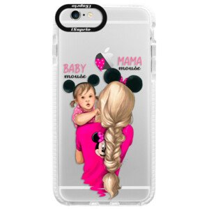 Silikonové pouzdro Bumper iSaprio - Mama Mouse Blond and Girl - iPhone 6/6S