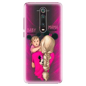 Plastové pouzdro iSaprio - Mama Mouse Blond and Girl - Xiaomi Mi 9T