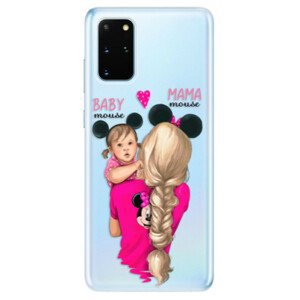 Odolné silikonové pouzdro iSaprio - Mama Mouse Blond and Girl - Samsung Galaxy S20+