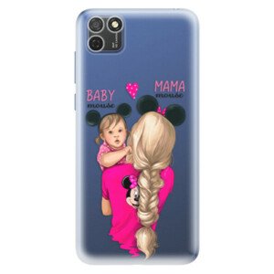 Odolné silikonové pouzdro iSaprio - Mama Mouse Blond and Girl - Honor 9S