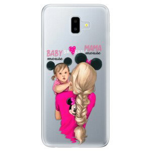 Odolné silikonové pouzdro iSaprio - Mama Mouse Blond and Girl - Samsung Galaxy J6+