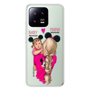 Odolné silikonové pouzdro iSaprio - Mama Mouse Blond and Girl - Xiaomi 13