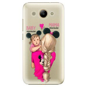 Plastové pouzdro iSaprio - Mama Mouse Blond and Girl - Huawei Y3 2017