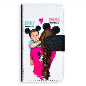 Univerzální flipové pouzdro iSaprio - Mama Mouse Brunette and Boy - Flip L