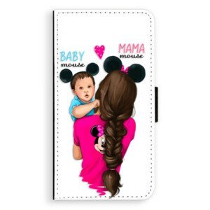 Flipové pouzdro iSaprio - Mama Mouse Brunette and Boy - Huawei P10 Plus