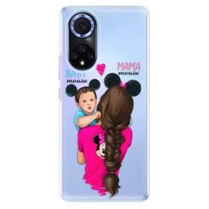 Odolné silikonové pouzdro iSaprio - Mama Mouse Brunette and Boy - Huawei Nova 9