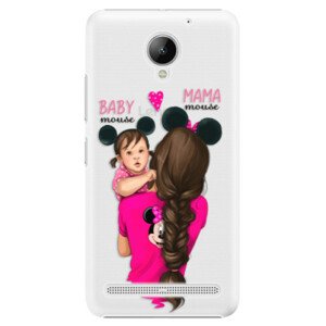 Plastové pouzdro iSaprio - Mama Mouse Brunette and Girl - Lenovo C2