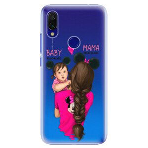 Plastové pouzdro iSaprio - Mama Mouse Brunette and Girl - Xiaomi Redmi 7