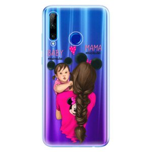 Odolné silikonové pouzdro iSaprio - Mama Mouse Brunette and Girl - Huawei Honor 20 Lite