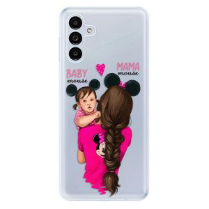 Odolné silikonové pouzdro iSaprio - Mama Mouse Brunette and Girl - Samsung Galaxy A13 5G