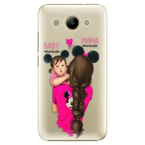 Plastové pouzdro iSaprio - Mama Mouse Brunette and Girl - Huawei Y3 2017