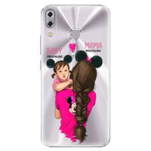 Plastové pouzdro iSaprio - Mama Mouse Brunette and Girl - Asus ZenFone 5 ZE620KL