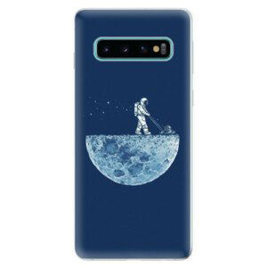 Odolné silikonové pouzdro iSaprio - Moon 01 - Samsung Galaxy S10