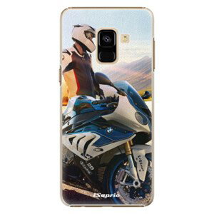 Plastové pouzdro iSaprio - Motorcycle 10 - Samsung Galaxy A8 2018