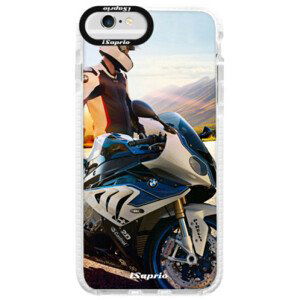 Silikonové pouzdro Bumper iSaprio - Motorcycle 10 - iPhone 6/6S