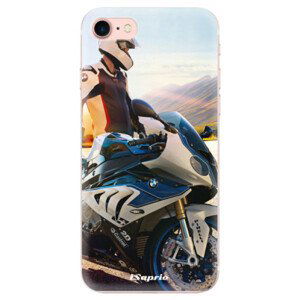 Odolné silikonové pouzdro iSaprio - Motorcycle 10 - iPhone 7