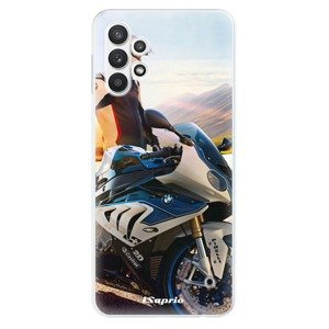 Odolné silikonové pouzdro iSaprio - Motorcycle 10 - Samsung Galaxy A32 5G