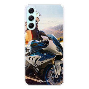 Odolné silikonové pouzdro iSaprio - Motorcycle 10 - Samsung Galaxy A34 5G