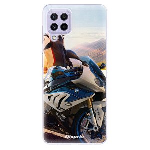 Odolné silikonové pouzdro iSaprio - Motorcycle 10 - Samsung Galaxy A22