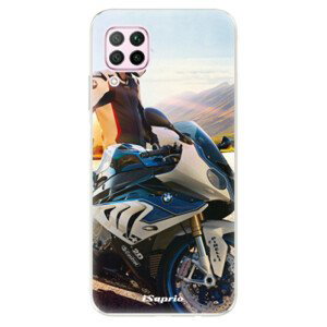 Odolné silikonové pouzdro iSaprio - Motorcycle 10 - Huawei P40 Lite