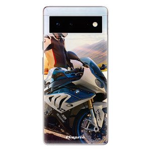 Odolné silikonové pouzdro iSaprio - Motorcycle 10 - Google Pixel 6 5G