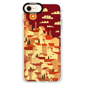 Silikonové pouzdro Bumper iSaprio - Mountain City - iPhone 8