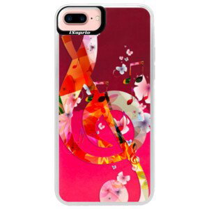 Neonové pouzdro Pink iSaprio - Music 01 - iPhone 7 Plus