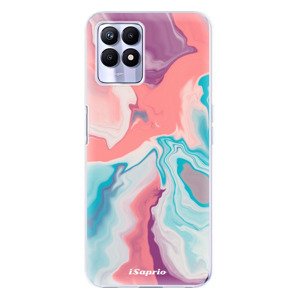 Odolné silikonové pouzdro iSaprio - New Liquid - Realme 8i