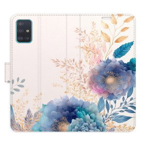 Flipové pouzdro iSaprio - Ornamental Flowers 03 - Samsung Galaxy A51