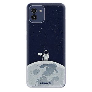 Odolné silikonové pouzdro iSaprio - On The Moon 10 - Samsung Galaxy A03