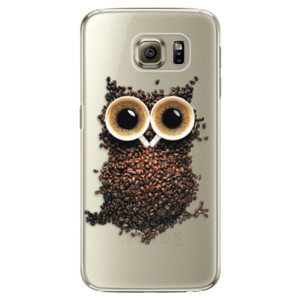 Plastové pouzdro iSaprio - Owl And Coffee - Samsung Galaxy S6 Edge