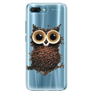 Plastové pouzdro iSaprio - Owl And Coffee - Huawei Honor 10