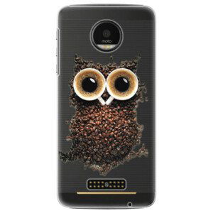 Plastové pouzdro iSaprio - Owl And Coffee - Lenovo Moto Z