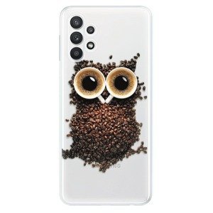 Odolné silikonové pouzdro iSaprio - Owl And Coffee - Samsung Galaxy A32
