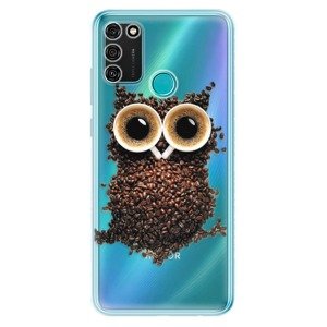 Odolné silikonové pouzdro iSaprio - Owl And Coffee - Honor 9A