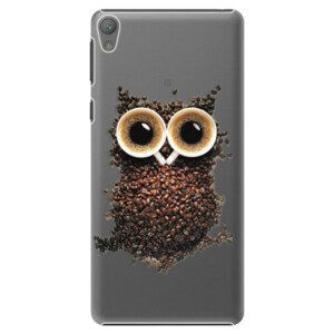 Plastové pouzdro iSaprio - Owl And Coffee - Sony Xperia E5