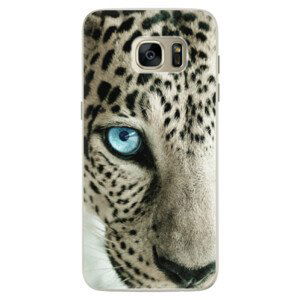 Silikonové pouzdro iSaprio - White Panther - Samsung Galaxy S7