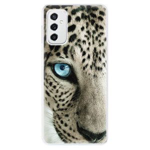 Odolné silikonové pouzdro iSaprio - White Panther - Samsung Galaxy M52 5G