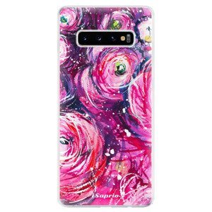 Odolné silikonové pouzdro iSaprio - Pink Bouquet - Samsung Galaxy S10+