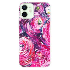 Odolné silikonové pouzdro iSaprio - Pink Bouquet - iPhone 12